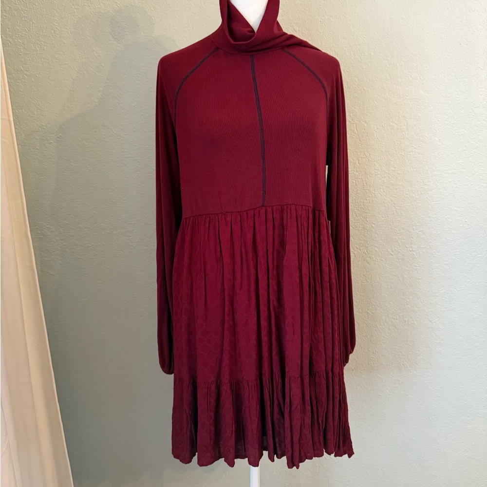 Thread & Supply Deep Red Dress